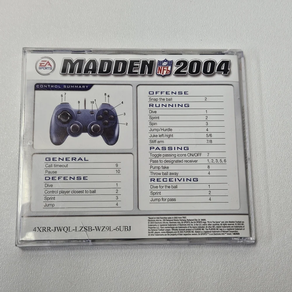 Madden 2003 and 2004 PC CD-ROM EA Sports with box